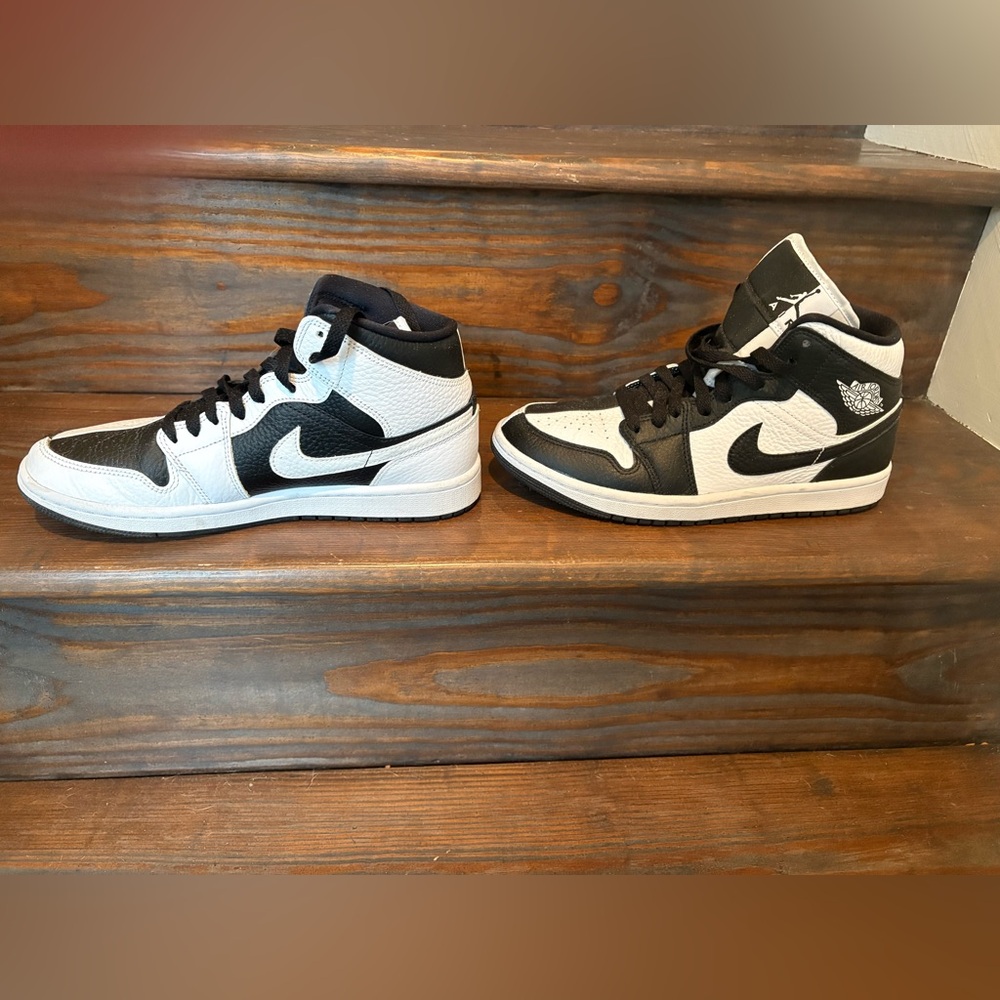 Nike WMNS JORDAN 1 MID SE 'HOMAGE' Size 9 - Picture 4 of 6
